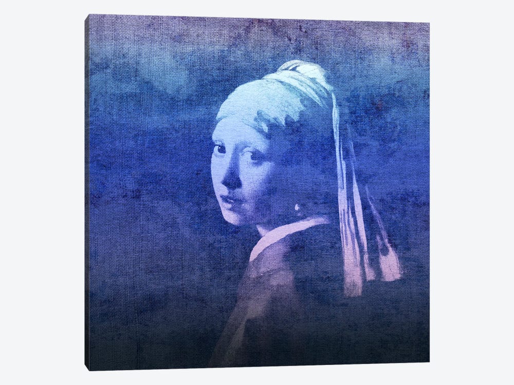 Girl with a Pearl Earring X by 5by5collective 1-piece Canvas Artwork