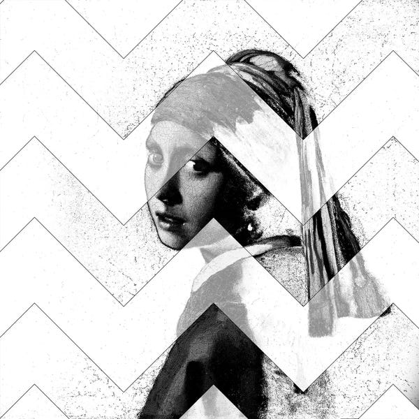 Girl With A Pearl Earring: Girl with a Pearl Earring XI by 5by5collective