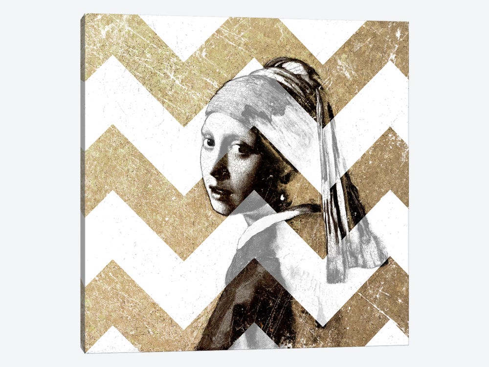 Girl with a Pearl Earring XII by 5by5collective 1-piece Canvas Art