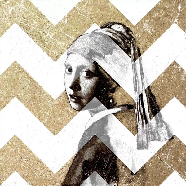 Girl With A Pearl Earring: Girl with a Pearl Earring XII by 5by5collective
