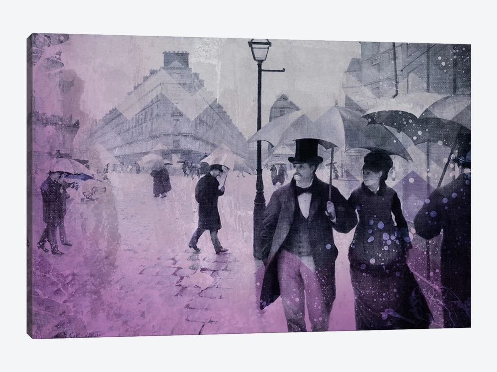 Paris Street III by 5by5collective 1-piece Canvas Artwork
