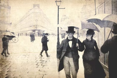 Paris Street V by 5by5collective framed wall art