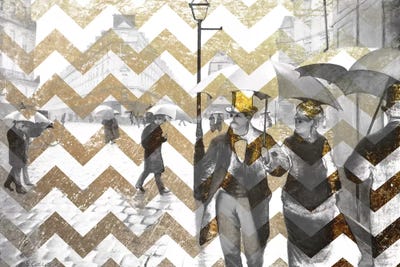 Paris Street VII by 5by5collective metal wall art