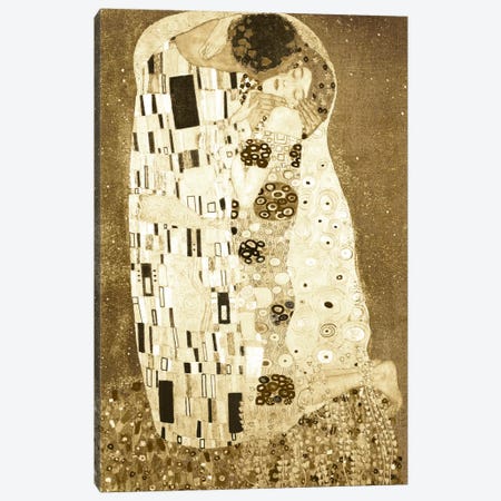 The Kiss I Canvas Print #CML22} by 5by5collective Canvas Artwork