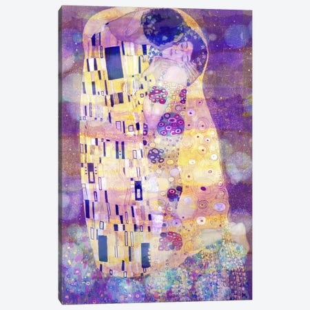 The Kiss II Canvas Print #CML23} by 5by5collective Canvas Art