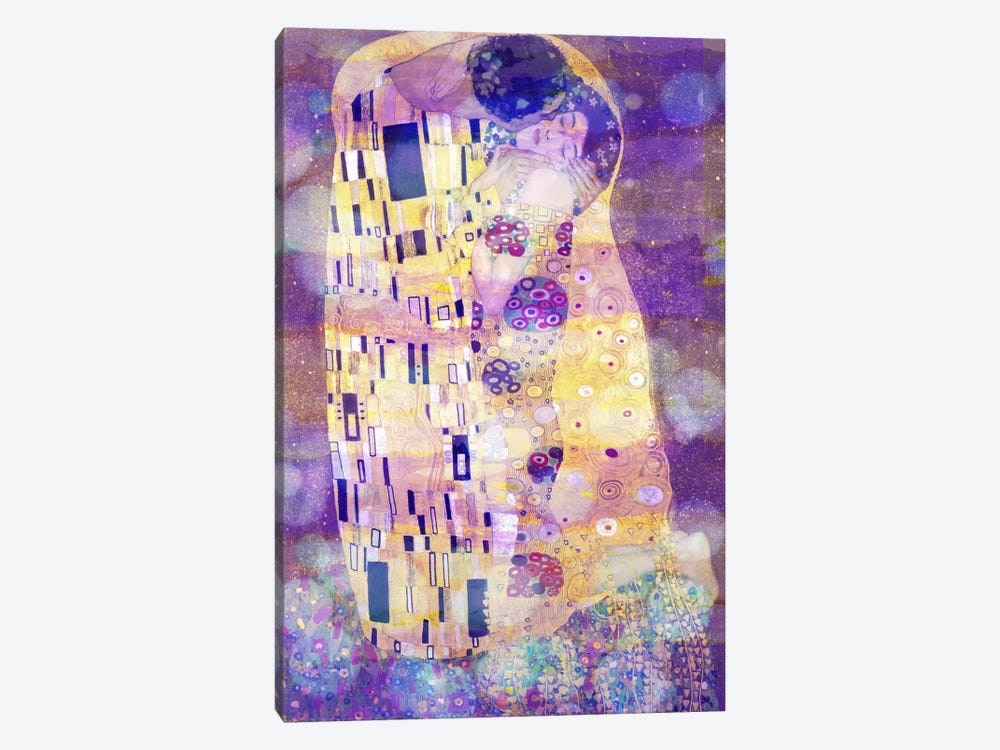 The Kiss II by 5by5collective 1-piece Canvas Art Print