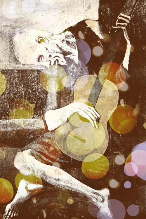 The Old Guitarist III by 5by5collective wall art
