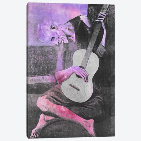 The Old Guitarist V Canvas Print #CML31} by 5by5collective Art Print