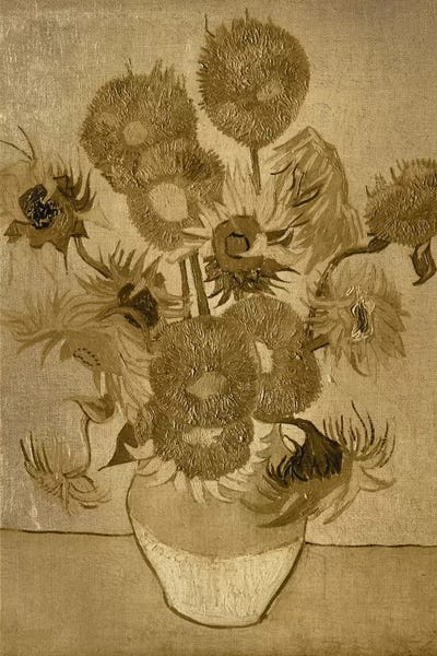 Van Gogh's Sunflowers Collection: Sunflowers I by 5by5collective