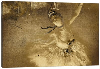 The Star I Canvas Art Print - Ballet Art