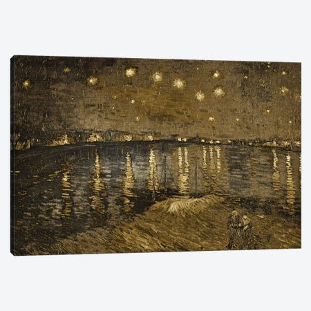 Starry Night Over the Rhone I Canvas Print #CML53} by 5by5collective Canvas Art Print