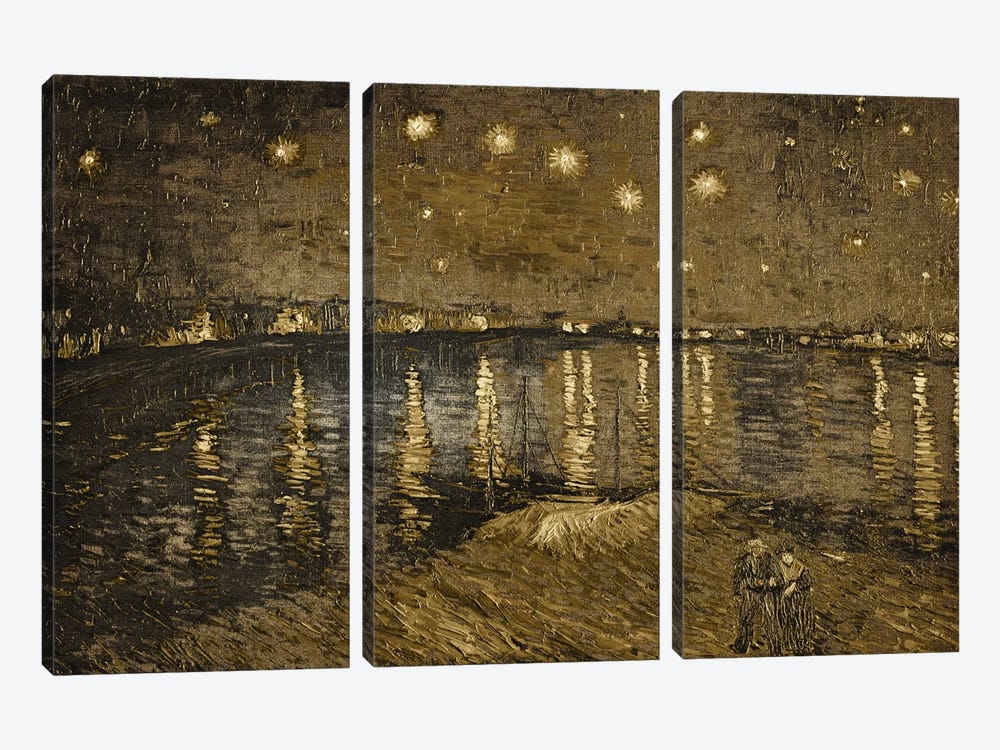 Starry Night Over the Rhone I by 5by5collective 3-piece Canvas Artwork