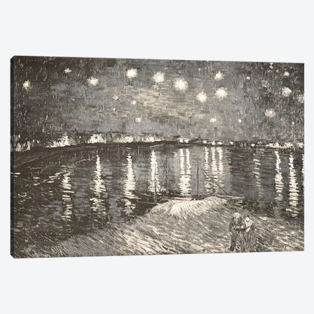 Starry Night Over the Rhone IV Canvas Print #CML56} by 5by5collective Canvas Wall Art