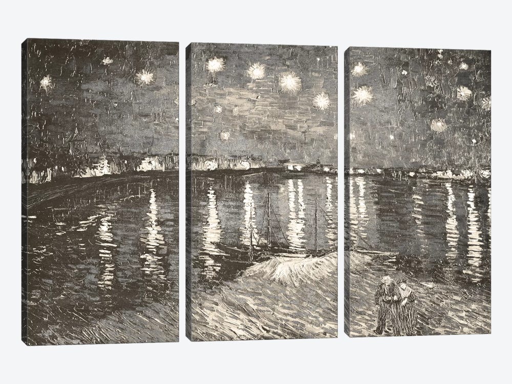 Starry Night Over the Rhone IV by 5by5collective 3-piece Art Print