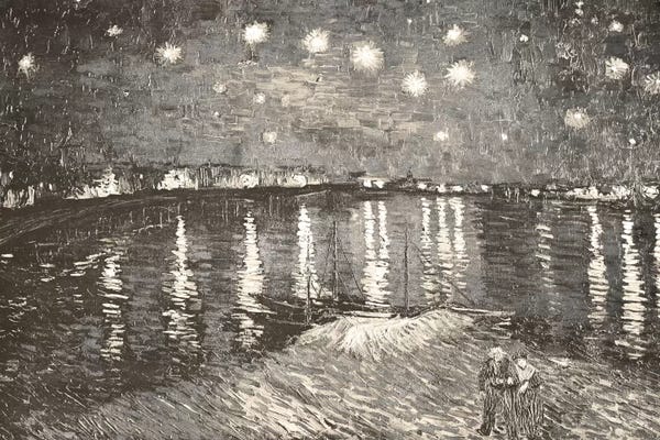 Starry Night Collection: Starry Night Over the Rhone IV by 5by5collective