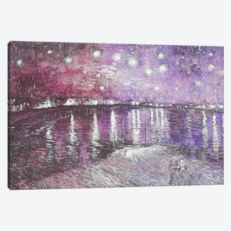 Starry Night Over the Rhone V Canvas Print #CML57} by 5by5collective Canvas Wall Art