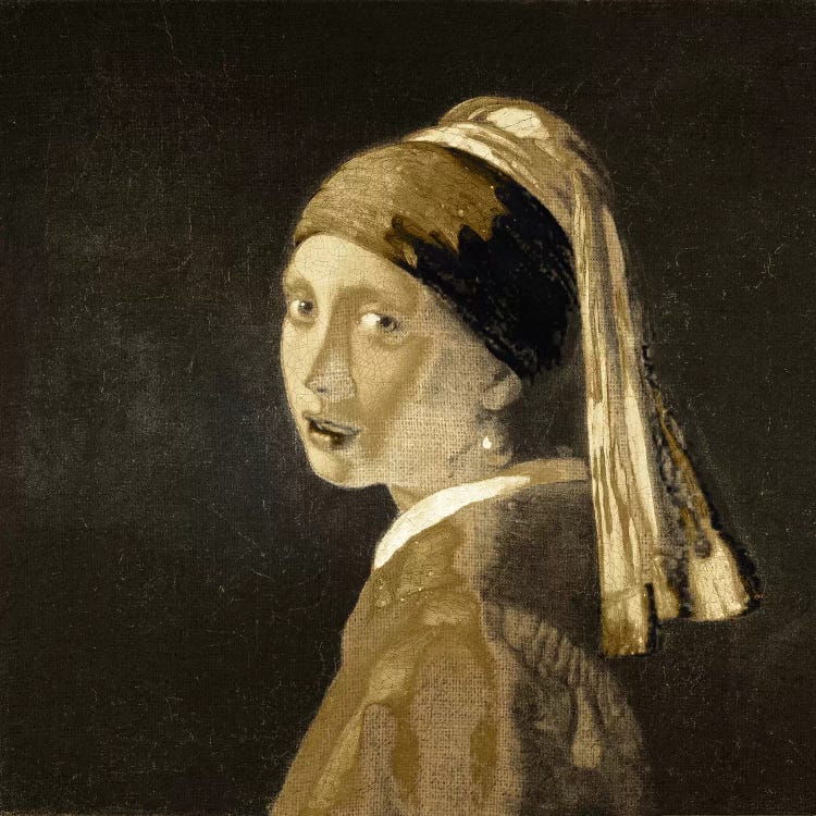 Girl with a Pearl Earring I by 5by5collective wall art