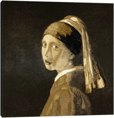 Girl with a Pearl Earring I Canvas Art Print - Classics Through A Modern Lens