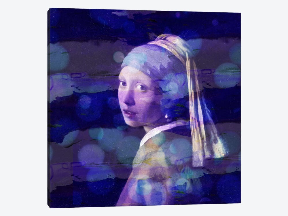 Girl with a Pearl Earring II by 5by5collective 1-piece Canvas Artwork