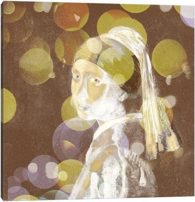 Girl with a Pearl Earring III Canvas Art Print - Classics Through A Modern Lens