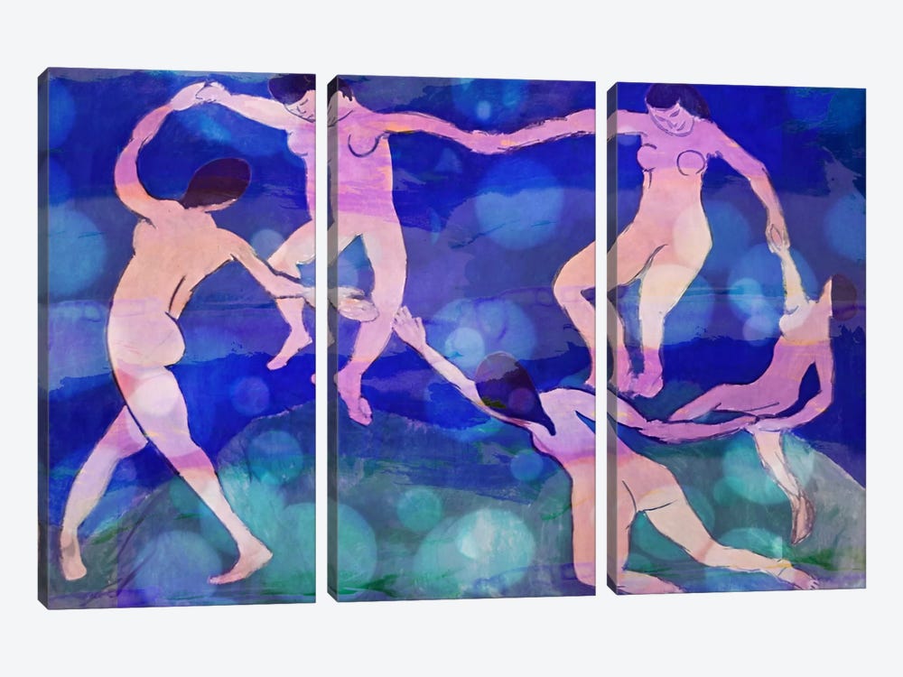 Dance VIII by 5by5collective 3-piece Canvas Art