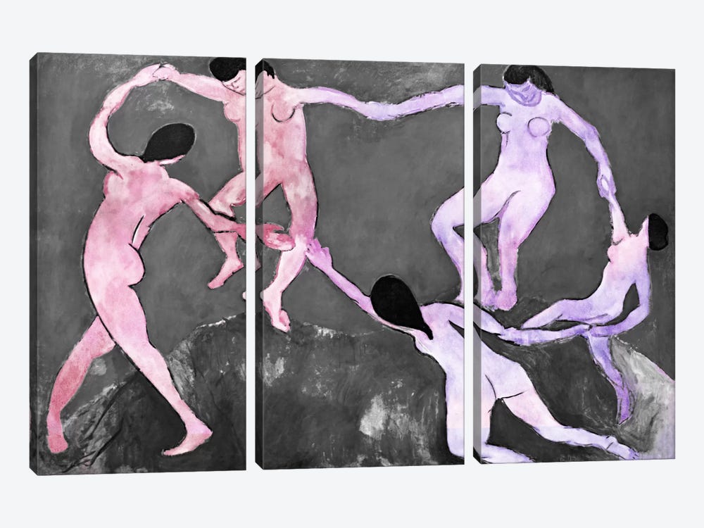 Dance XI by 5by5collective 3-piece Canvas Art Print