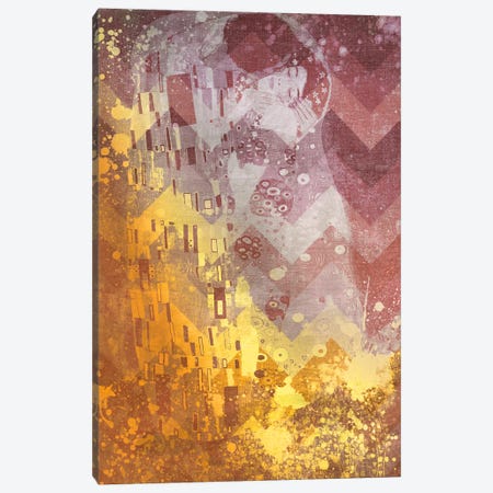 The Kiss IX Canvas Print #CML76} by 5by5collective Canvas Art