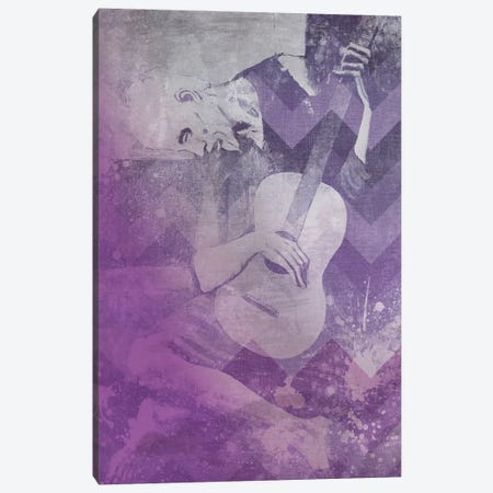 The Old Guitarist VIII Canvas Print #CML87} by 5by5collective Canvas Art Print