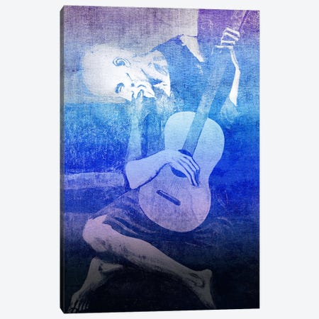 The Old Guitarist XI Canvas Print #CML90} by 5by5collective Art Print