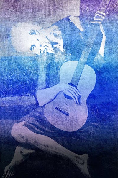 Blue: The Old Guitarist XI by 5by5collective