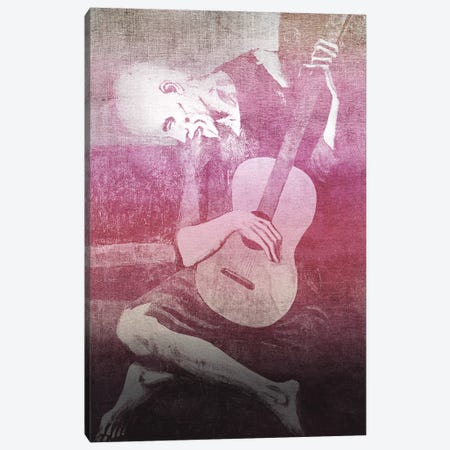 The Old Guitarist XII Canvas Print #CML91} by 5by5collective Canvas Art Print