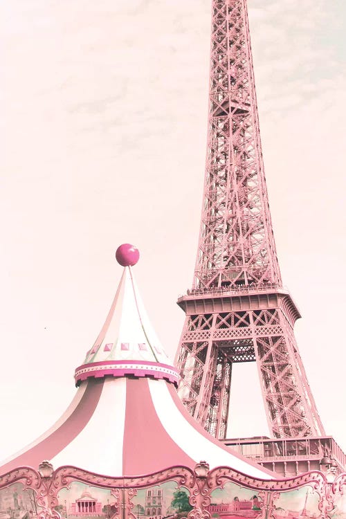 Paris Carousel by Caroline Mint wall art