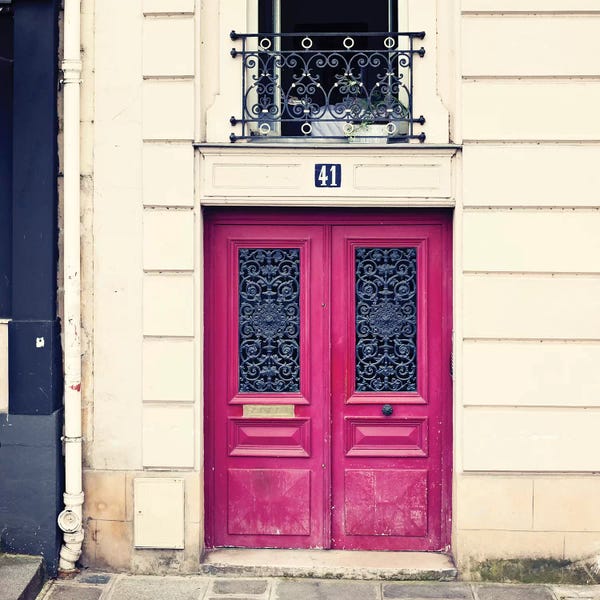 Caroline Mint: Paris Pink Door by Caroline Mint