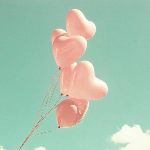 Row Of Hearts