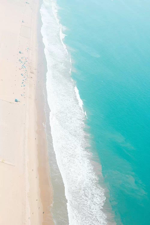 Santa Monica Beach by Caroline Mint wall art