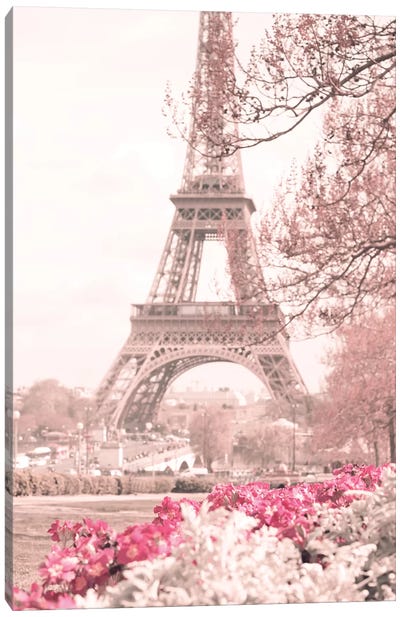 Spring Is In Paris Canvas Art Print - Paris Photography