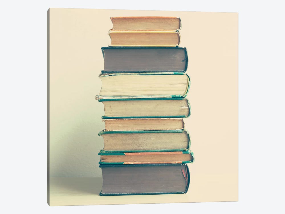 Stack Of Books by Caroline Mint 1-piece Canvas Print
