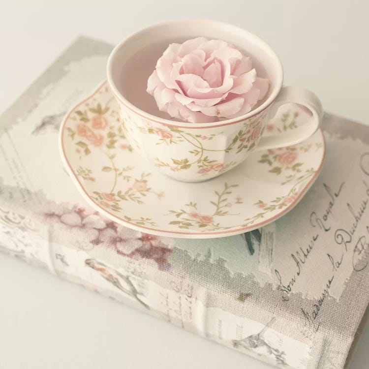 Tea Time Readings by Caroline Mint wall art