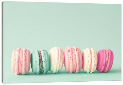 The Macaroons Canvas Art Print - Good Enough to Eat