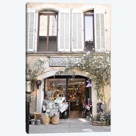 The Provence Shop Canvas Print #CMN181} by Caroline Mint Canvas Art