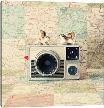Traveling The World Together Canvas Art Print - Photography as a Hobby