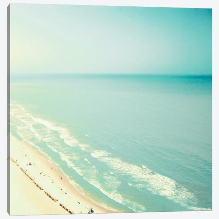 Beach View Canvas Print #CMN18} by Caroline Mint Canvas Print