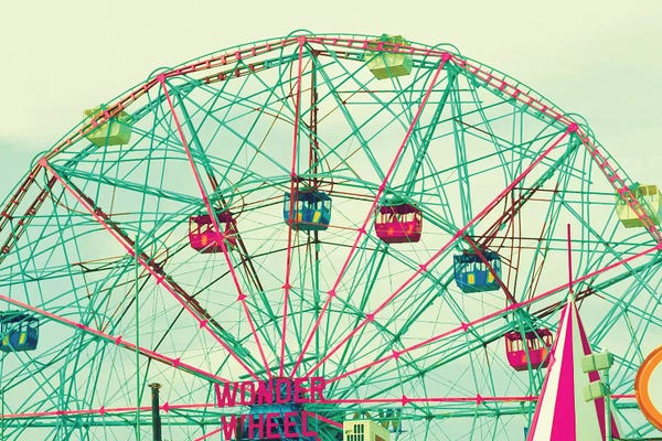 Ferris Wheels: Wonder Wheel by Caroline Mint
