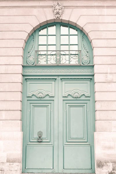 Vintage Styled Photography: Mint Paris Door by Caroline Mint