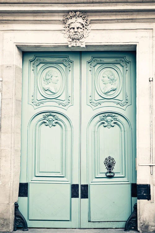 Paris Door, The Lovers by Caroline Mint wall art