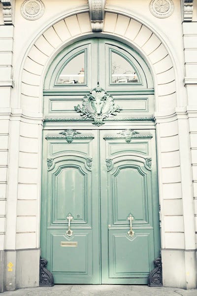 Doors: Paris Door, Mint by Caroline Mint