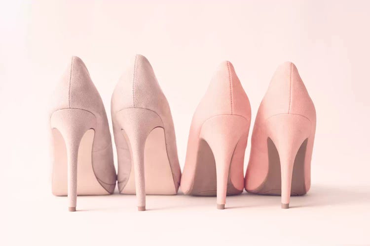 Blush Heels by Caroline Mint wall art