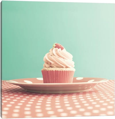 Cupcake For The Soul Canvas Art Print - Vintage Styled Photography