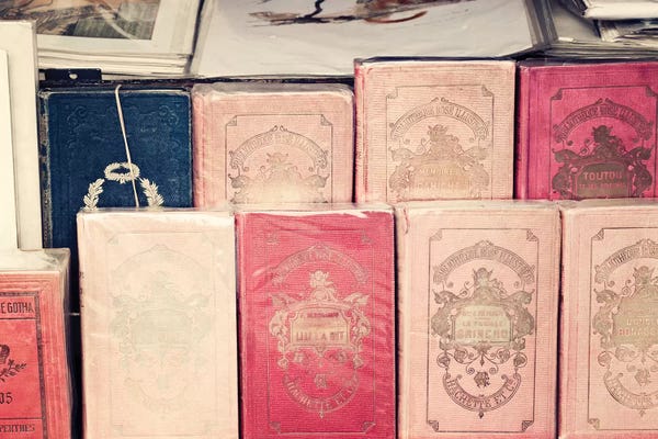 Dark Academia: French Pink Books by Caroline Mint