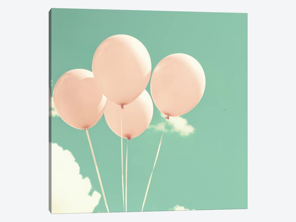 Happy Balloons In The Sky by Caroline Mint 1-piece Canvas Artwork